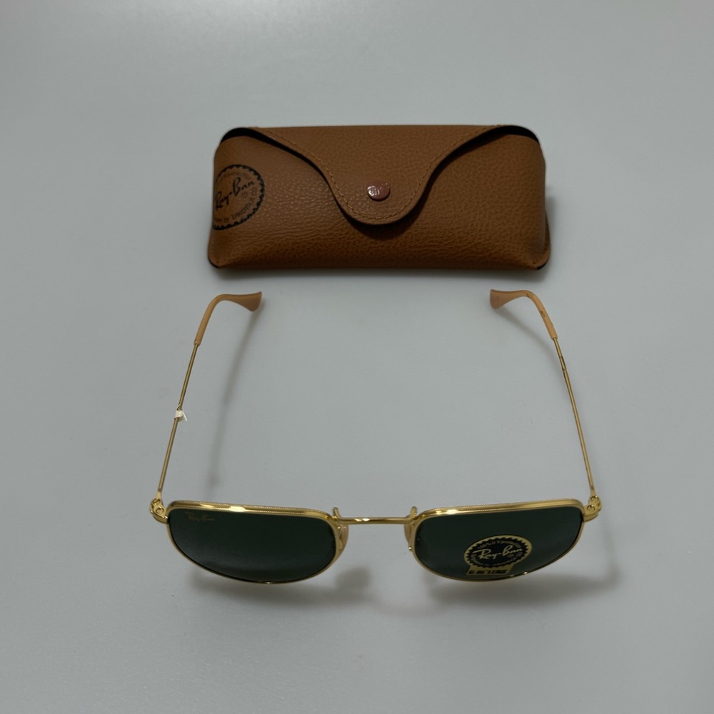 Ray-Ban Elon Sunglasses Gold RB3958 - Picture 2 of 7